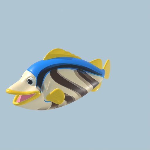 Picasso Triggerfish - four angles