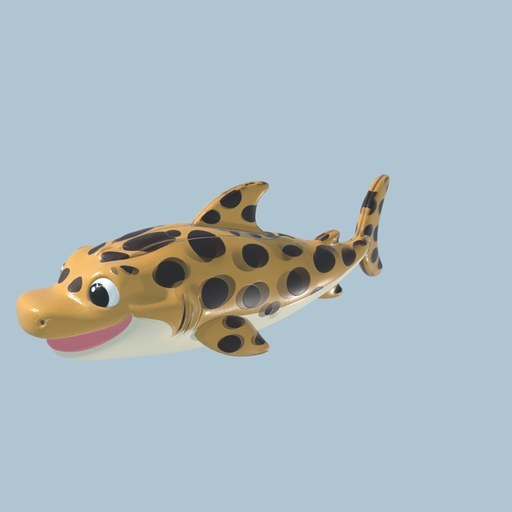Zebra Shark - four angles