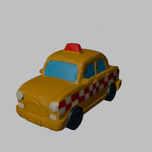 Taxi Toy - four angles