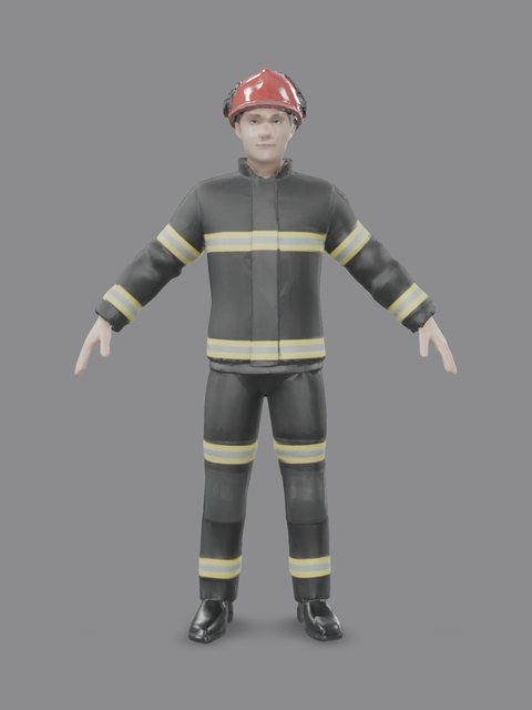 firefighter - front render