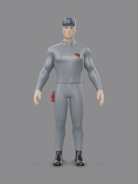 mechanic - front render