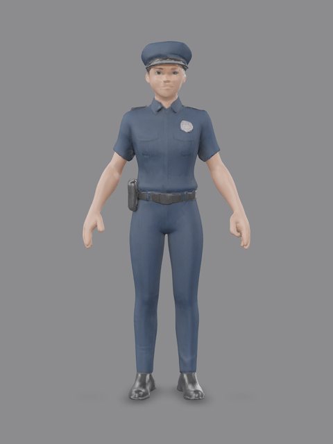 police - front render