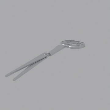 Barber shears - front view