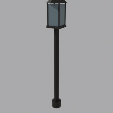 Street lamp - front view