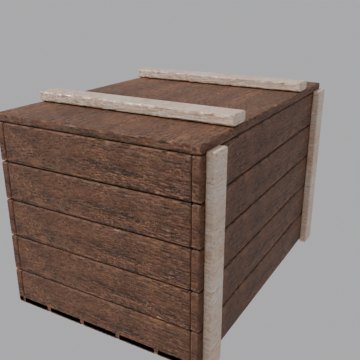 Shipping crate 3 - front view