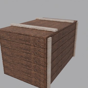 Shipping crate 4 - front view