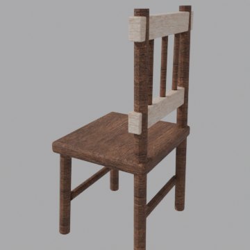 Saloon chair - front view