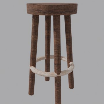 Bar stool - front view