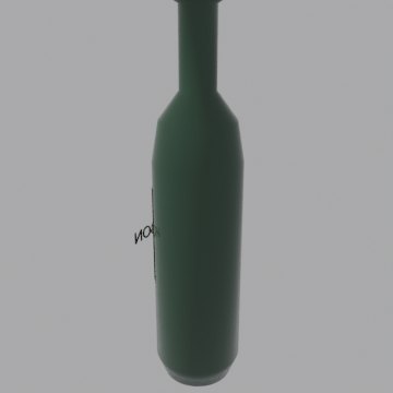 Whiskey bottle 3 - front view