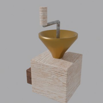 Coffee mill - front view