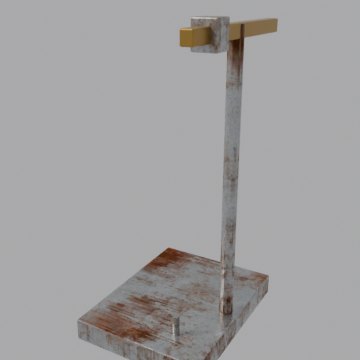 Platform scale - front view