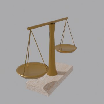 Assay balance - front view