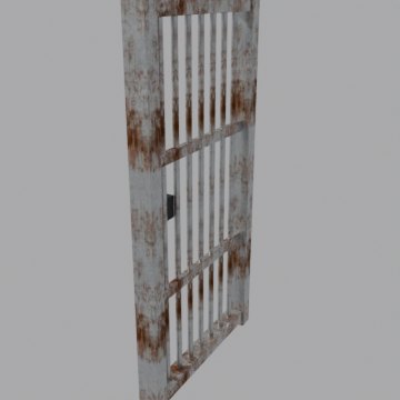 Jail cell door - front view
