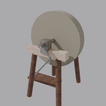 Grindstone - front view