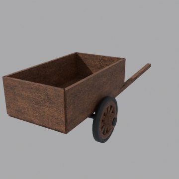 Hand cart - front view