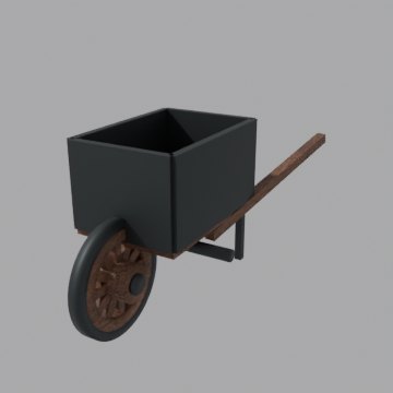 Wheelbarrow - front view